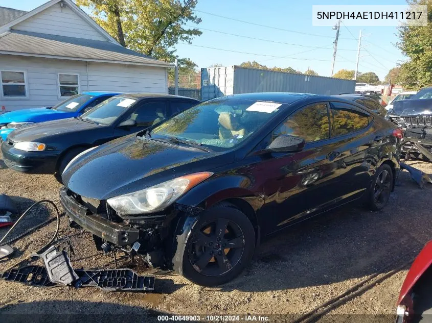 5NPDH4AE1DH411217 2013 Hyundai Elantra Gls