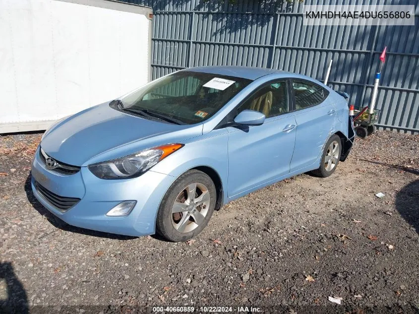 KMHDH4AE4DU656806 2013 Hyundai Elantra Gls