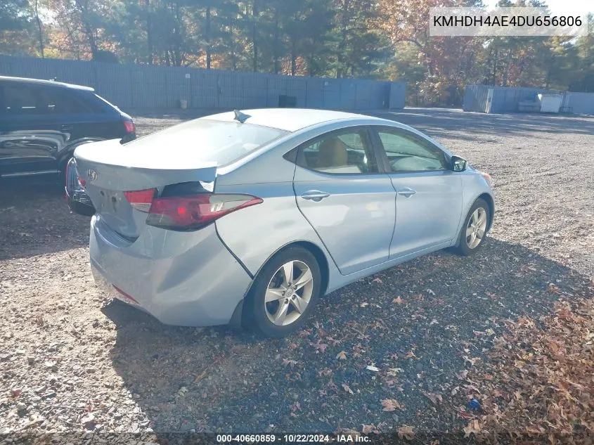 2013 Hyundai Elantra Gls VIN: KMHDH4AE4DU656806 Lot: 40660859