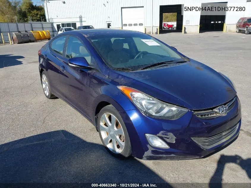 2013 Hyundai Elantra Limited VIN: 5NPDH4AE1DH377280 Lot: 40663340