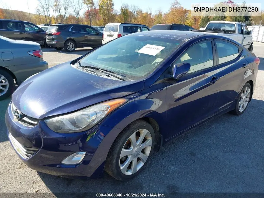 2013 Hyundai Elantra Limited VIN: 5NPDH4AE1DH377280 Lot: 40663340