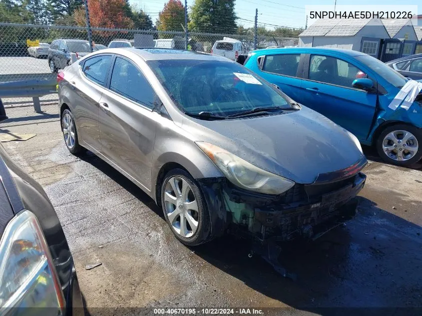 5NPDH4AE5DH210226 2013 Hyundai Elantra Limited