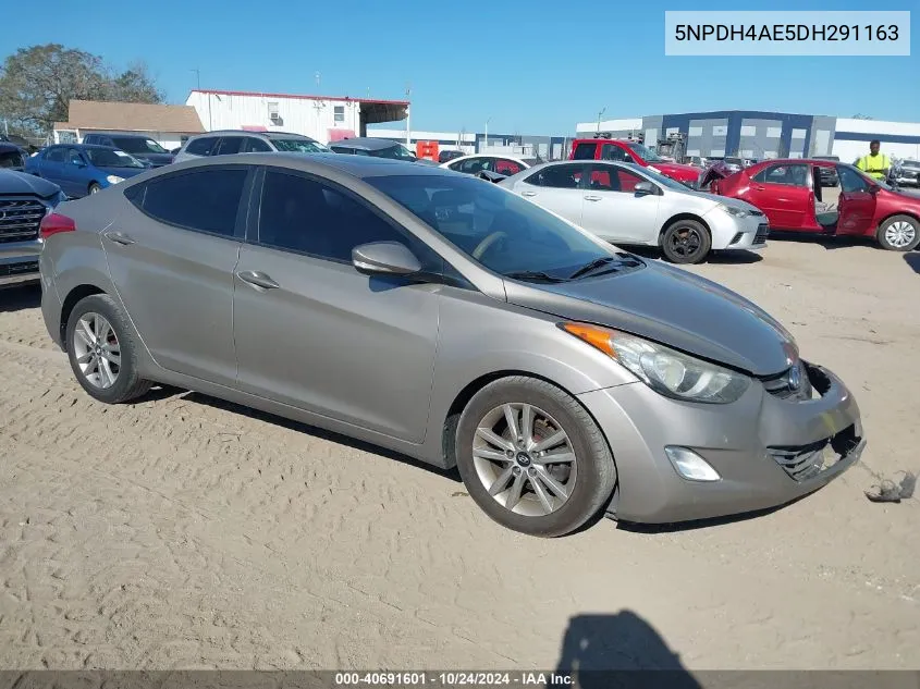 2013 Hyundai Elantra Gls/Limited VIN: 5NPDH4AE5DH291163 Lot: 40691601