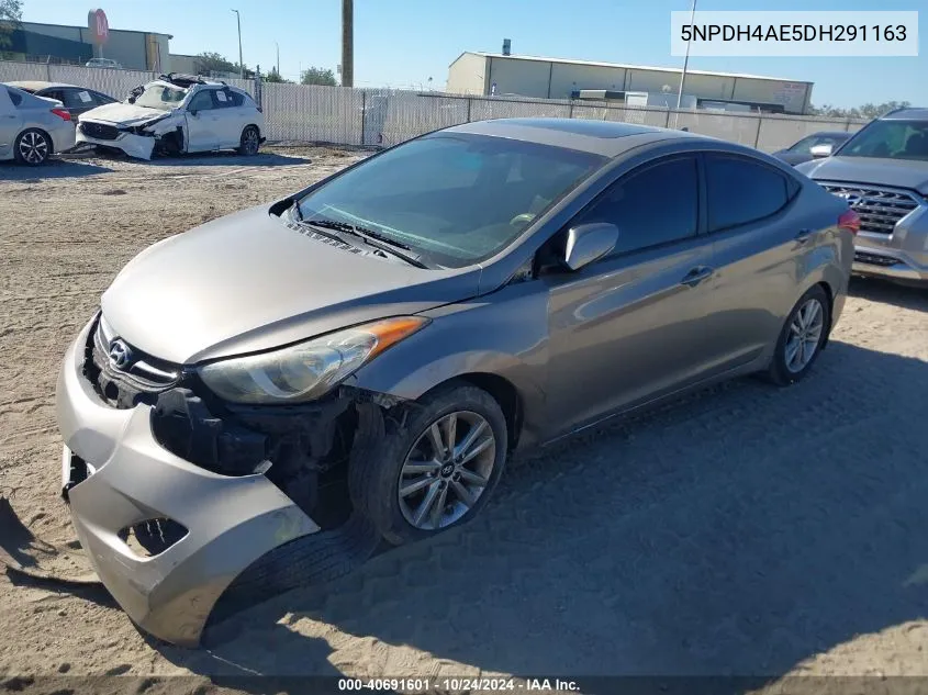 2013 Hyundai Elantra Gls/Limited VIN: 5NPDH4AE5DH291163 Lot: 40691601