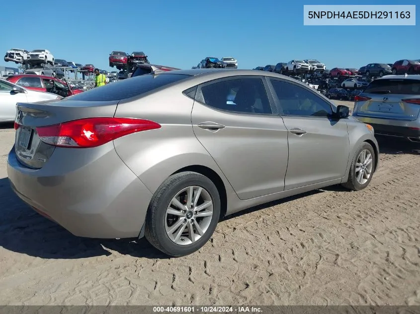 2013 Hyundai Elantra Gls/Limited VIN: 5NPDH4AE5DH291163 Lot: 40691601