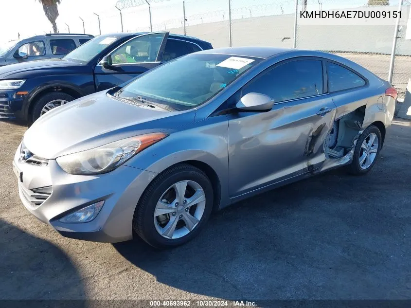 KMHDH6AE7DU009151 2013 Hyundai Elantra Gs