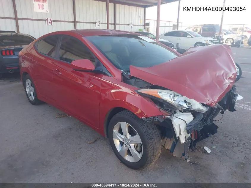 2013 Hyundai Elantra Gls VIN: KMHDH4AE0DU493054 Lot: 40694417