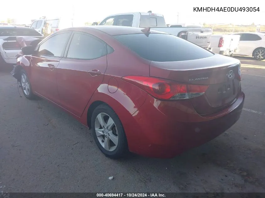 2013 Hyundai Elantra Gls VIN: KMHDH4AE0DU493054 Lot: 40694417