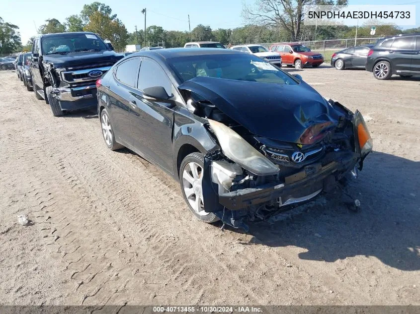 2013 Hyundai Elantra Limited VIN: 5NPDH4AE3DH454733 Lot: 40713455