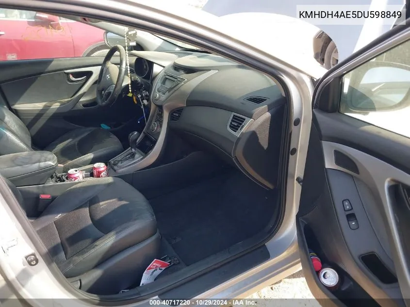 KMHDH4AE5DU598849 2013 Hyundai Elantra Limited