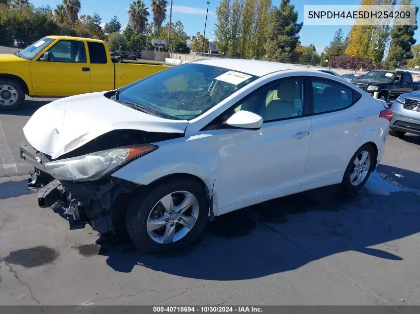 5NPDH4AE5DH254209 2013 Hyundai Elantra Gls