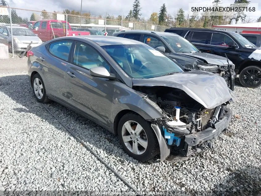 5NPDH4AEXDH257168 2013 Hyundai Elantra Gls