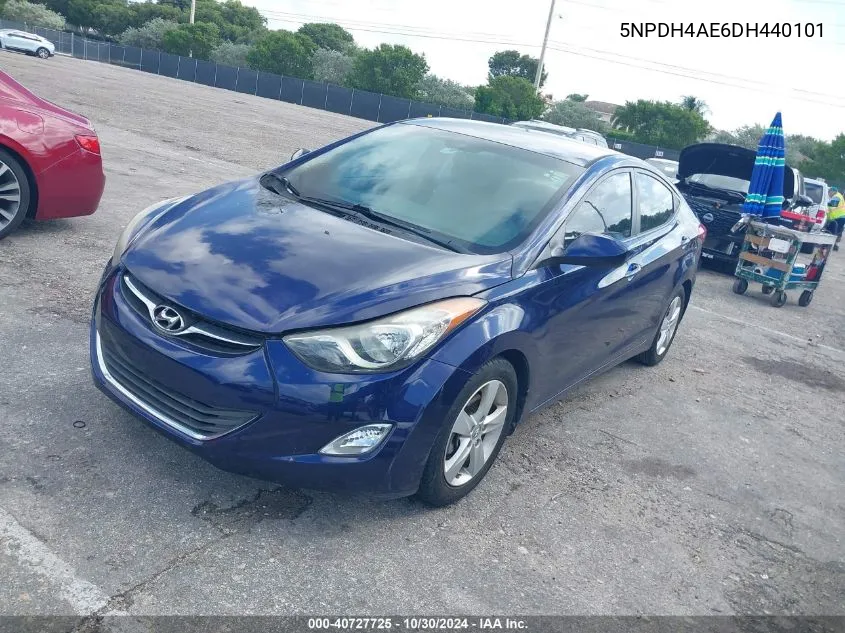 2013 Hyundai Elantra Gls VIN: 5NPDH4AE6DH440101 Lot: 40727725