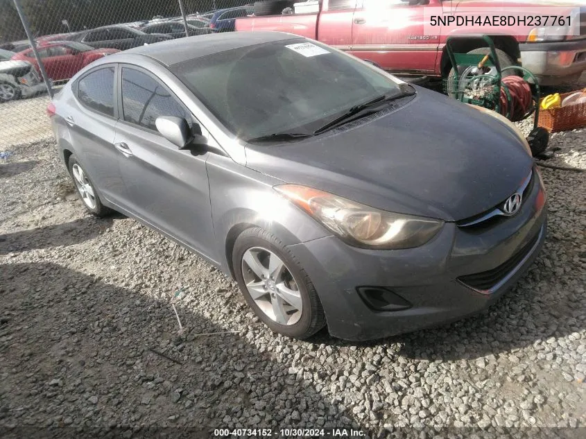 5NPDH4AE8DH237761 2013 Hyundai Elantra Gls