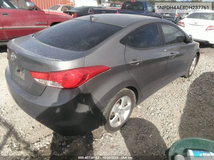 5NPDH4AE8DH237761 2013 Hyundai Elantra Gls