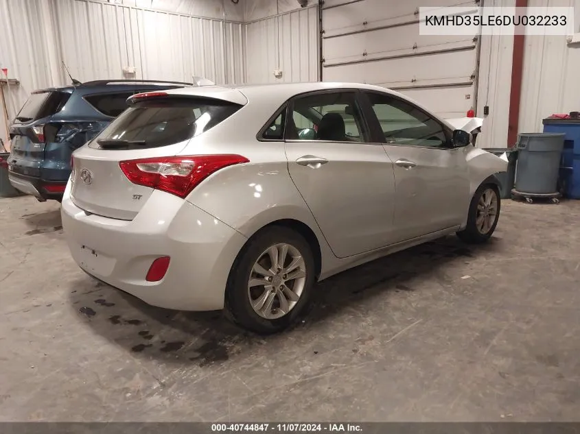 2013 Hyundai Elantra Gt VIN: KMHD35LE6DU032233 Lot: 40744847