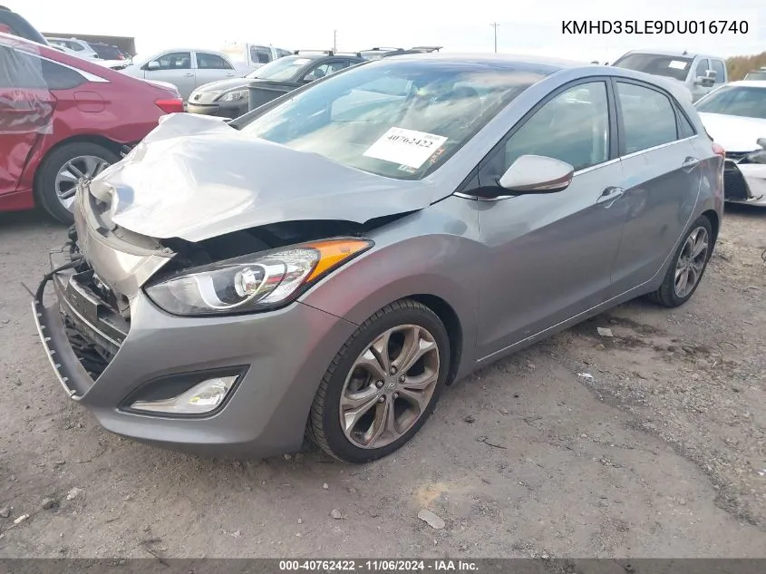 2013 Hyundai Elantra Gt VIN: KMHD35LE9DU016740 Lot: 40762422