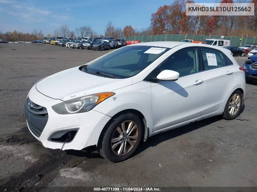 2013 Hyundai Elantra Gt VIN: KMHD35LE1DU125662 Lot: 40771399