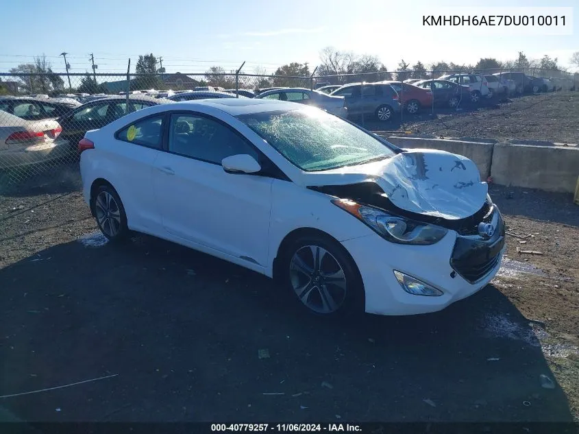 2013 Hyundai Elantra Se VIN: KMHDH6AE7DU010011 Lot: 40779257