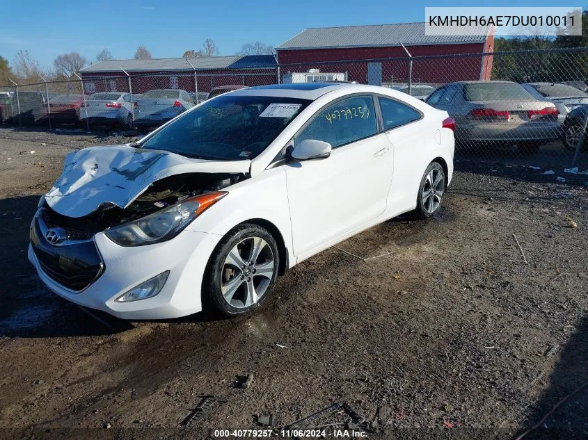 2013 Hyundai Elantra Se VIN: KMHDH6AE7DU010011 Lot: 40779257