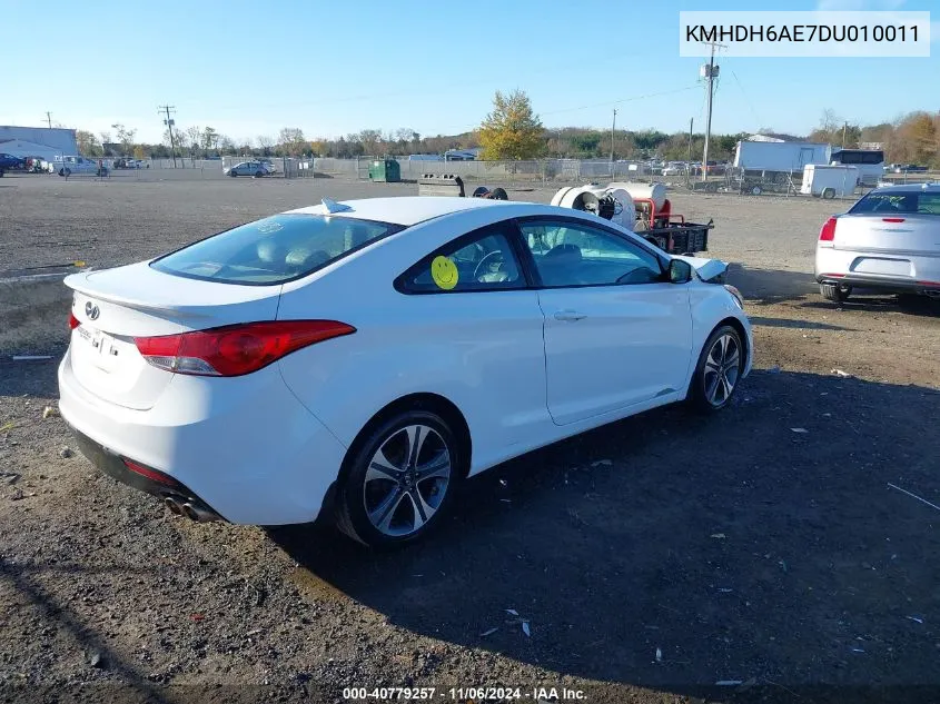 2013 Hyundai Elantra Se VIN: KMHDH6AE7DU010011 Lot: 40779257