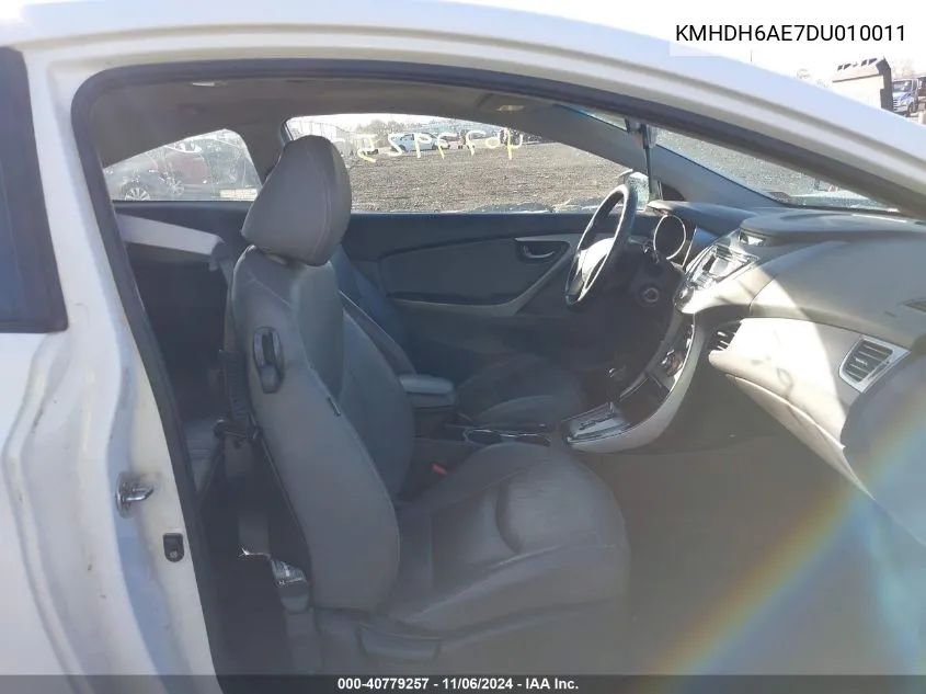 2013 Hyundai Elantra Se VIN: KMHDH6AE7DU010011 Lot: 40779257