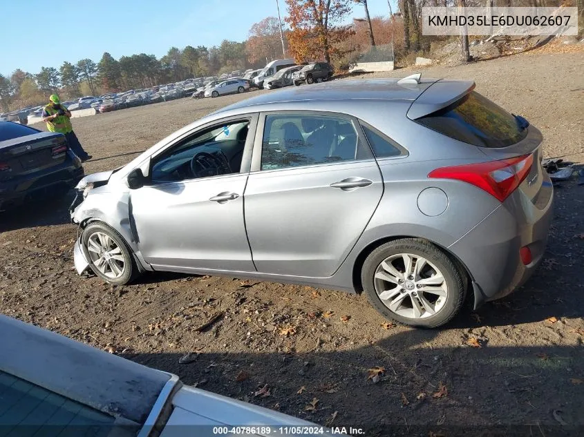 2013 Hyundai Elantra Gt VIN: KMHD35LE6DU062607 Lot: 40786189