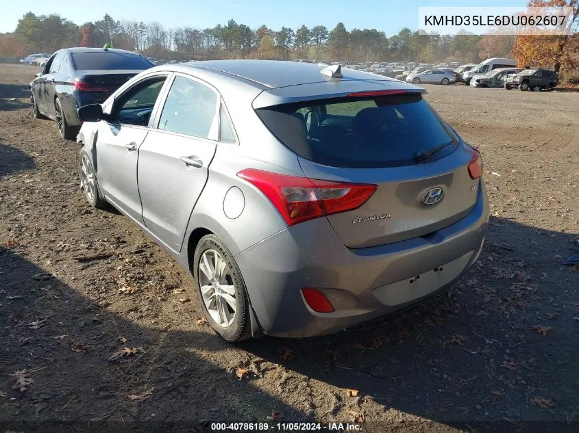 2013 Hyundai Elantra Gt VIN: KMHD35LE6DU062607 Lot: 40786189