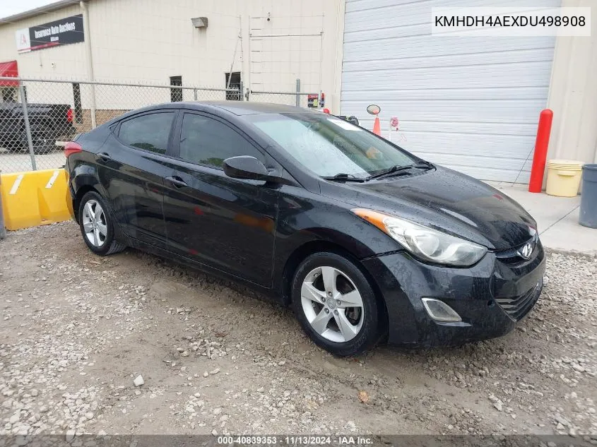 KMHDH4AEXDU498908 2013 Hyundai Elantra Gls (Ulsan Plant)