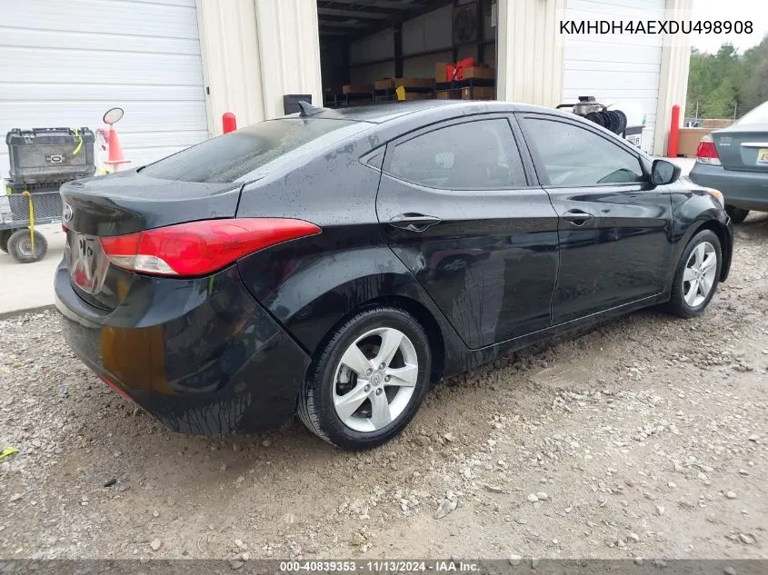 KMHDH4AEXDU498908 2013 Hyundai Elantra Gls (Ulsan Plant)