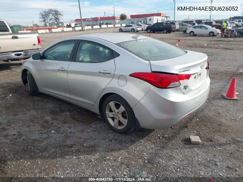 KMHDH4AE5DU626052 2013 Hyundai Elantra Gls