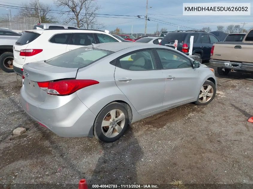 KMHDH4AE5DU626052 2013 Hyundai Elantra Gls