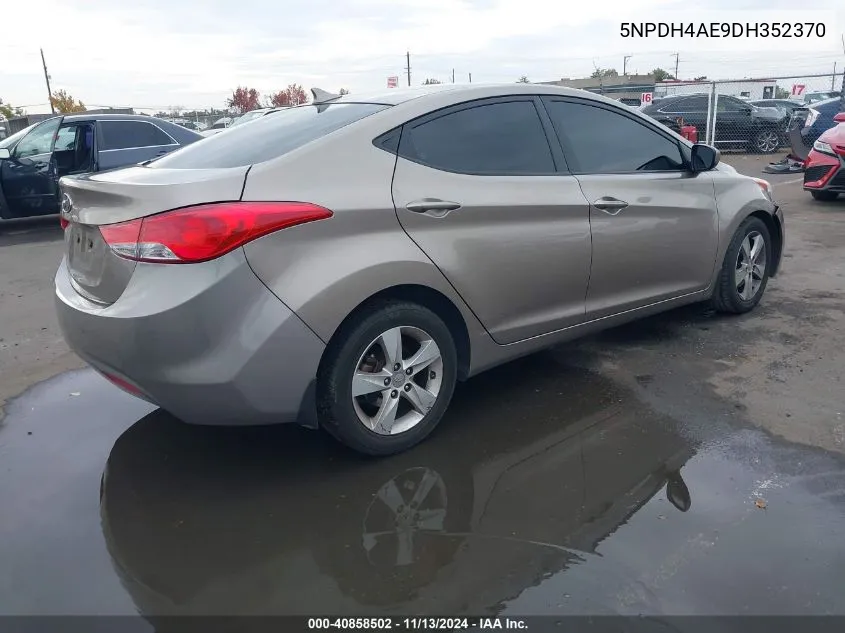 5NPDH4AE9DH352370 2013 Hyundai Elantra Gls