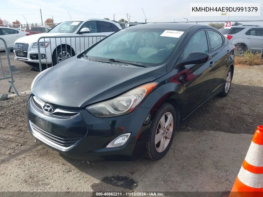 KMHDH4AE9DU991379 2013 Hyundai Elantra Gls