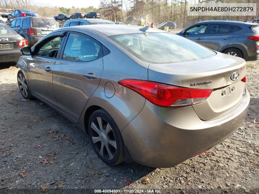 2013 Hyundai Elantra Limited VIN: 5NPDH4AE8DH272879 Lot: 40894801