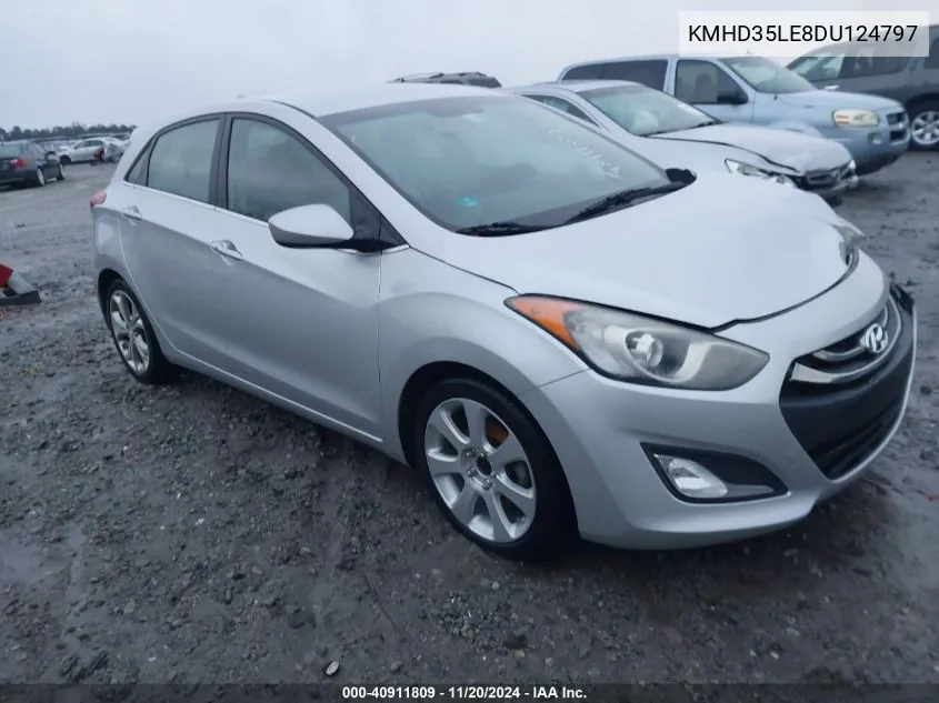 2013 Hyundai Elantra Gt VIN: KMHD35LE8DU124797 Lot: 40911809