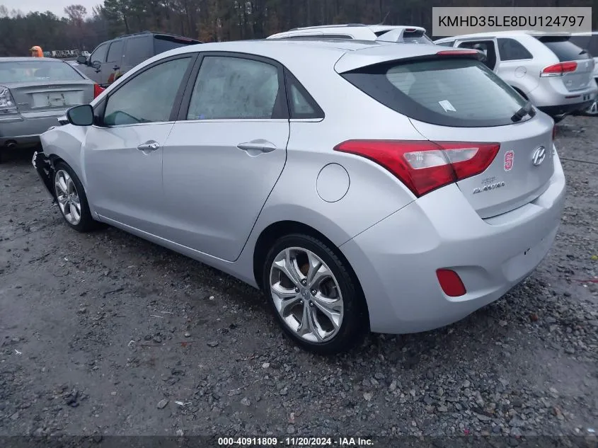 2013 Hyundai Elantra Gt VIN: KMHD35LE8DU124797 Lot: 40911809