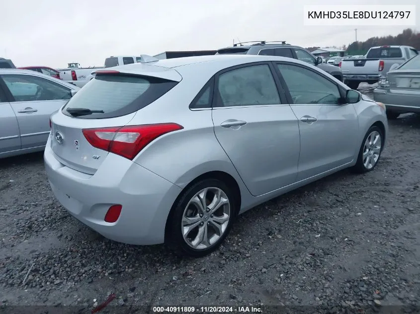 2013 Hyundai Elantra Gt VIN: KMHD35LE8DU124797 Lot: 40911809