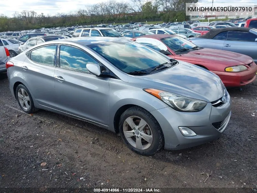 2013 Hyundai Elantra Gls VIN: KMHDH4AE9DU897910 Lot: 40914966