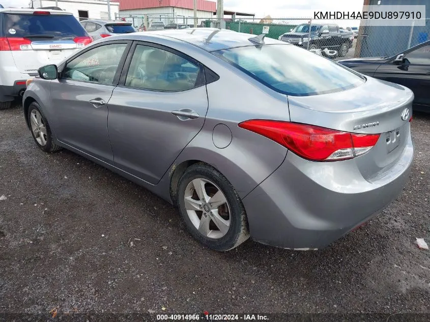 2013 Hyundai Elantra Gls VIN: KMHDH4AE9DU897910 Lot: 40914966