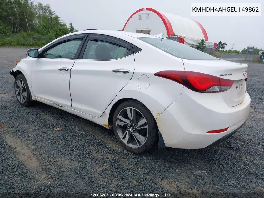 KMHDH4AH5EU149862 2014 Hyundai Elantra Limited