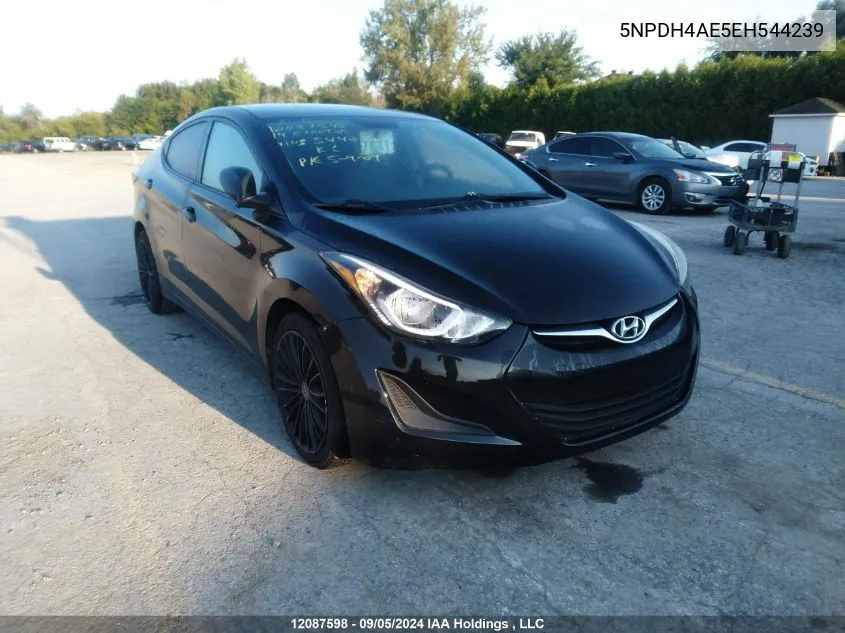 5NPDH4AE5EH544239 2014 Hyundai Elantra Se/Sport/Limited