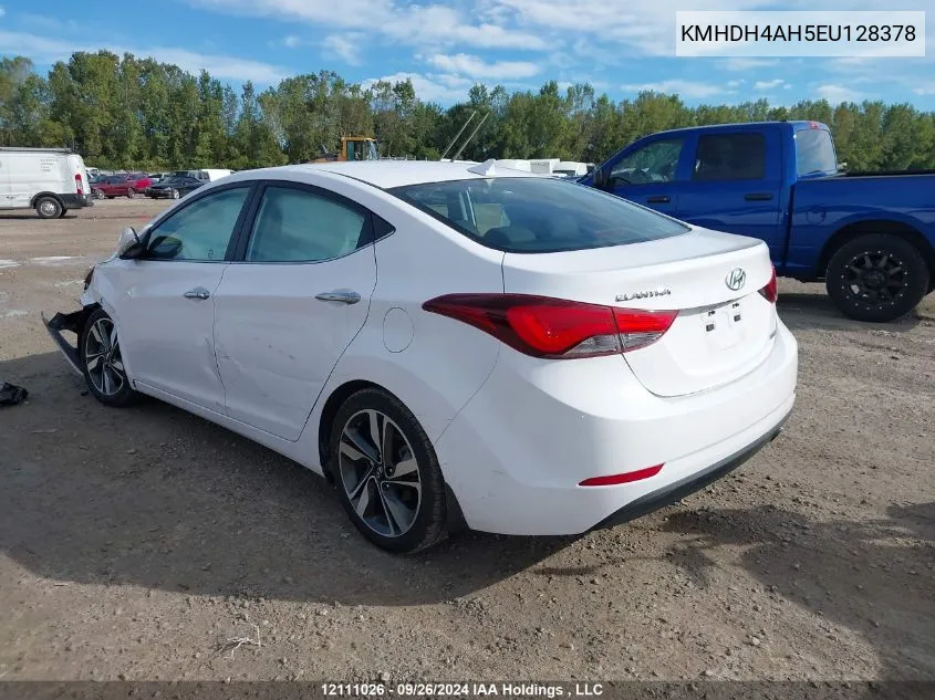 KMHDH4AH5EU128378 2014 Hyundai Elantra Limited