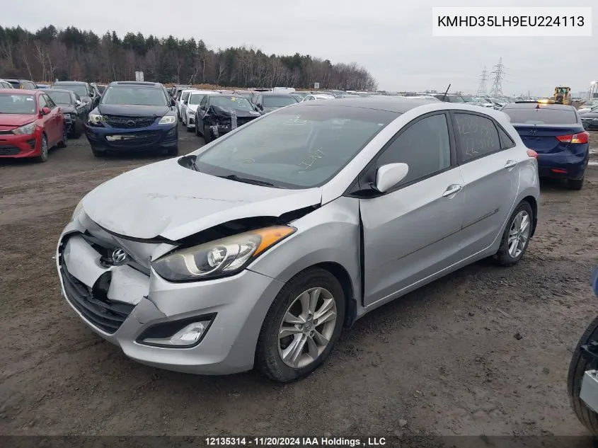 2014 Hyundai Elantra Gt VIN: KMHD35LH9EU224113 Lot: 12135314