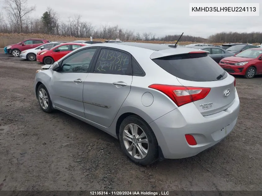 2014 Hyundai Elantra Gt VIN: KMHD35LH9EU224113 Lot: 12135314