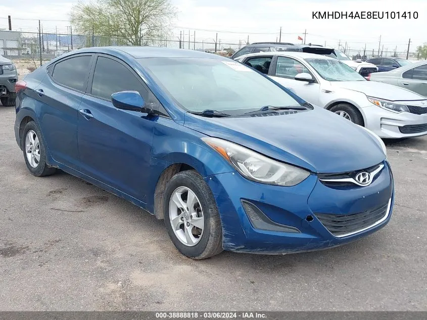 2014 Hyundai Elantra Se VIN: KMHDH4AE8EU101410 Lot: 38888818