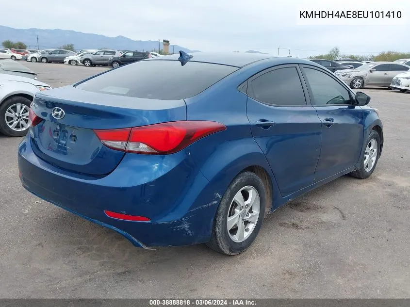 2014 Hyundai Elantra Se VIN: KMHDH4AE8EU101410 Lot: 38888818