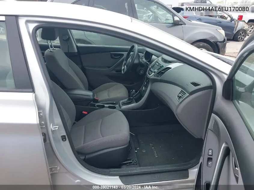 KMHDH4AE6EU170080 2014 Hyundai Elantra Se