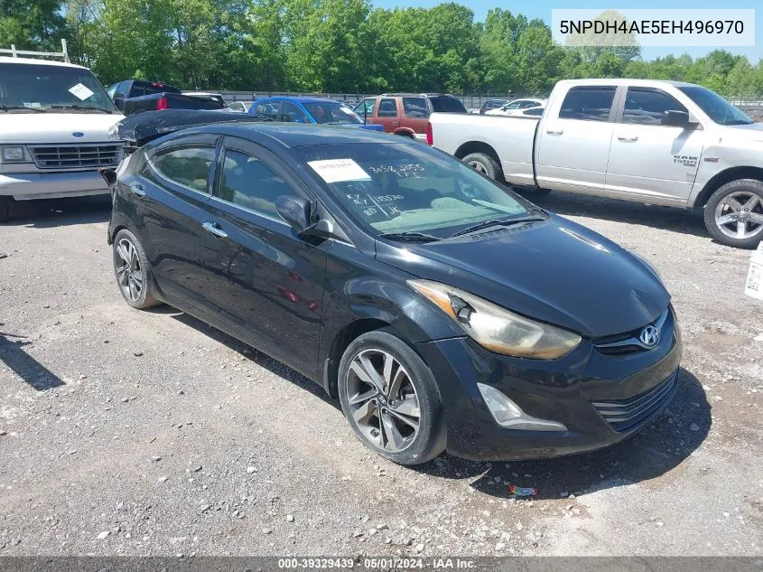 5NPDH4AE5EH496970 2014 Hyundai Elantra Limited