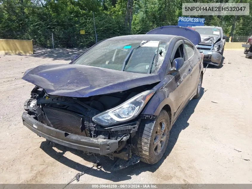 5NPDH4AE2EH532047 2014 Hyundai Elantra Se